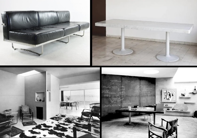 LC5 Couch and LC11 Table